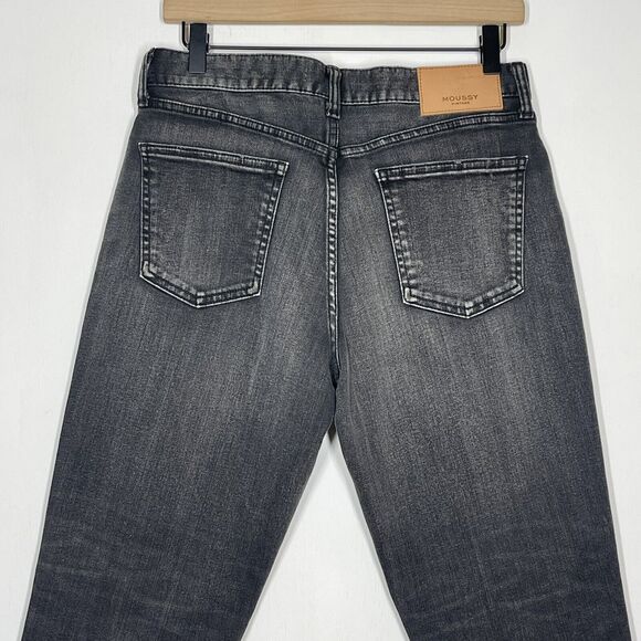 Moussy Vintage Ankle Fray Jeans Women's Size 30 Westcliffe Skinny Light Black - Picture 5 of 9